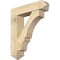 Ekena Millwork Balboa Arts and Crafts Rough Sawn Bracket w/ Offset Brace, Douglas Fir, 8"W x 32"D x 38"H BKT0806X32X38BOA03RDF - alternate 1
